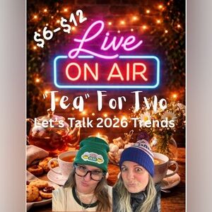 ☕️ “Tea” For Two ☕️ w/ Toni and Jenny! LIVE On Air! Coming 2026!